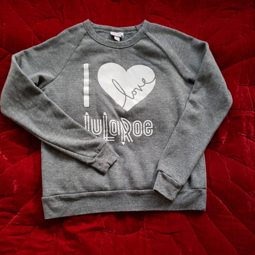LULAROE GREY SWEATER..SIZE‎ S